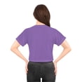 thumbnail image 4 of "Social Diva" (Purple) Crop Tee, 4 of 4