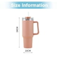 thumbnail image 2 of 1pcs Portable Insulation Cup Stainless Steel Straw Cup Straw Popsicle Cup Car Portable Insulation Cup, 2 of 6