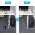 thumbnail image 2 of 30/50Pcs USB Cable Organizer Earphone Headphone Mouse Wire Winder Clip Phone Cord Management for iPhone Cable Holder Protection 30Pcs-Red, 2 of 5