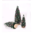 thumbnail image 4 of Adornos navideños Adornos navideños para escritorio Agujas de pino de colores en polvo Mini árbol de Navidad, 4 of 6