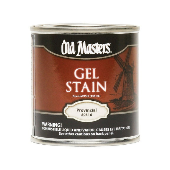 Old Masters 80516 Semi-Transparent Provincial Oil-Based Alkyd Gel Stain 0.5 Pt