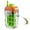 Green, variant on 2-in-1 Ice Cube Tray Water Bottle 500ml - Detachable Vertical Ice Maker with Hanging Strap, Leak-Proof Lid for Travel & Outdoor Use (Orange/Green)