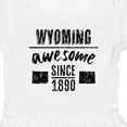 thumbnail image 4 of Inktastic Wyoming Awesome Since 1890 Girls Toddler Dress, 4 of 5