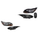 thumbnail image 1 of Par de Faros Focus 2012 A 2014 Ford Fdo Negro DEPO ., 1 of 4