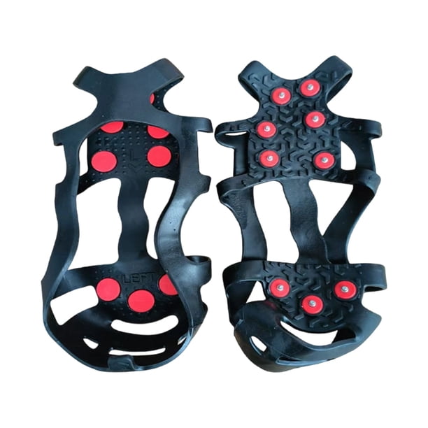 Crampones de silicona para zapatos, para aceras, se ajustan a las botas | Tracción portátil y ligera con compatibilidad general