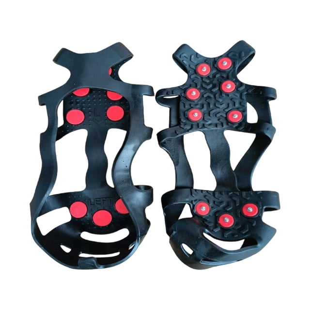 Ice For Shoes Silicone Ice Cleats For Sidewalks Stretch Over Boots | Portable Lightweight Traction With General Compatibility