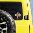 thumbnail image 3 of Plastic Reflective Vinyl Car Stickers Waterproof Decals for Vehicle Decoration Cross 148x155mm, 3 of 7