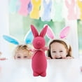 thumbnail image 5 of Easter Bunny Flocked Bunny Cute Rabbits Children's Easter Gift Toy Festival Decoration Ornaments Easter Decorations, 5 of 6