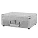 thumbnail image 2 of Tocadiscos Retro Victrola Vintage 3 Velocidades Maleta Bluetooth Altavoz y Agujas Gris, 2 of 3