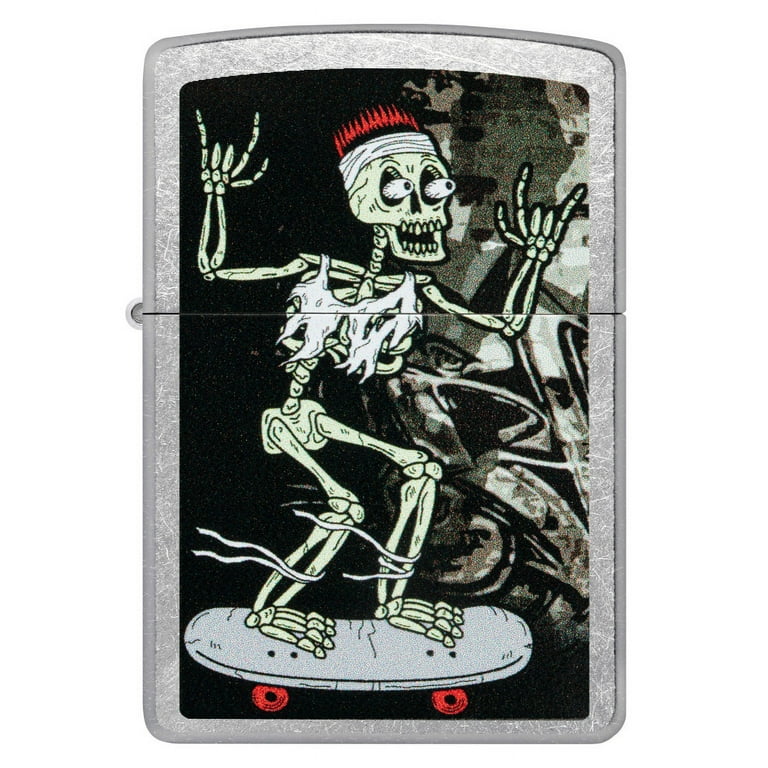 Zippo Skateboard Street Chrome Pocket Lighter - Walmart.com