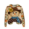 thumbnail image 3 of Uoodti Oversized Long Sleeve Crewneck Sweatshirts for Women Thanksgiving Cute Graphic Pullover Loose Drop Shoulder Gift Tunic Tops, 3 of 8