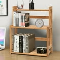 thumbnail image 4 of Gymax 3-Tier Bamboo Spice Rack Storage Organizer w/ Adjustable Shelf, 4 of 10