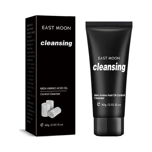 FcBaudy Facial Cleanser, Face Cleanser Men's Amino Oil Control Facial Cleanser Deeply Cleanses Marks, Softens Pores, Whitens, And Brightens The Skin 60ml Facial cleanser