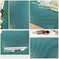 thumbnail image 4 of HEALEEP 2Pcs Grip Mat for Card Making Dark Green for Hobbyists Craft Work Double Sided Design Protective Surface, 4 of 8
