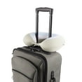 thumbnail image 5 of Memory Foam Travel Pillow- With Gel That Cools for Head/Neck Support with Pillowcase for Sleeping, Traveling, Airplanes, Trains by (Gray), 5 of 8
