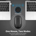 thumbnail image 3 of Wireless Mouse Rechargeable Mouse Gamer Dual Modes Bluetooth-compatible 2.4G USB Mice For Laptop Pad Tablet PC Macbook Mause, 3 of 10