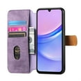 thumbnail image 7 of TECH CIRCLE for Galaxy S24 FE Case 6.7" 2024 Release, Classic Flip Wallet Case with RFID Blocking Card Slots & Cash Pocket & Hand Strap, PU Leather Protective Lightweight Fold Case with Stand, Purple, 7 of 7