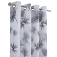 thumbnail image 7 of Habitat Ophelia Light Filtering Grommet Curtain Panel 52 x 84 in White Grey, 7 of 7