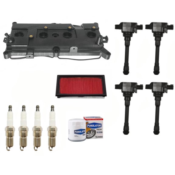 Ignition Coil Spark Plugs Valve Cover & Filters For 2013-2017 Nissan NV200 2.0L