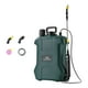 thumbnail image 2 of Pulverizador de mochila eléctrico con varilla telescópica, correa de hombro ajustable y versátil, riego agrícola, 3 boquillas de nebulización para 15L Verde, 2 of 8