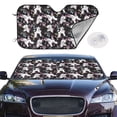 thumbnail image 2 of Balery Cute Poodle Dog Print Car Windshield Sun Shade,Windshield Sunshade for Car Pickup Truck SUV Accessories-Small, 2 of 7