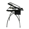 thumbnail image 6 of Studio Designs Futura Metal and Glass Drawing/Drafting Table with Adjustable Top and Storage in Black, 6 of 12
