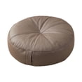 thumbnail image 2 of Almohada redondo almohada de almohada almohada de almohada de meditación cómoda almohada para el piso para el sofá balcón de la oficina sala de Gris profundo, 2 of 8