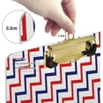 thumbnail image 3 of FMSHPON Chevron Pattern Clipboard Hardboard Wood Nursing Clip Board and Pull for Standard A4 Letter 13x9 inches, 3 of 7