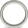 thumbnail image 2 of Titanium Polished Diamond Cut 7mm Band (Size 13) Made In China tb462-13, 2 of 5