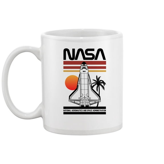 NASA Nasa Rocket And Palms Mug Unisex's -NASA Designs