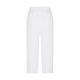thumbnail image 6 of Dealovy Shorts for Women Casual High Waisted Knee Length Pants Summer Loose Fitted Lace up Lounger Shorts, 6 of 8