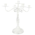 thumbnail image 1 of Candelabro de Metal de 5 Brazos Portavelas de Hierro Antióxido E Impermeable Portavelas Decorativo de Lujo Para Hotel Desherbo, 1 of 14