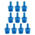thumbnail image 1 of Conector de Tubería Recta de Rosca Macho de Manguera de Plástico 0.3" 1/2"G Azul 10 Pcs, 1 of 1