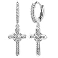 thumbnail image 2 of Pendientes de Aro Cruz Zulema Plata, 2 of 7