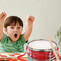 LOLIPPYY Snare Drum Marching Band Red Wooden Metal For Coordination Enhancement 1 Set