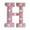 H, variant on Room Decor, Pink Party Decorations,Girls Room Decor, Glitter Light Up Letters, Alphabet Letter Sign for Night Light Birthday Party Girls Gifts, Home Bar Decoration