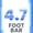 Blue - 4.7 FT, variant on Synergee 1" Olympic Barbell Standard Weightlifting Barbell. 7-foot Bar Weighing 8.5 KG/18.7LB. Compatible with 1”-Opening Plates.