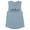Stonewash Denim, variant on Script Ohio Women's Muscle Tank Small Heather Grey