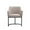 Light Grey, variant on Manhattan Comfort Serena Dining Armchair with Steel Frame in Cream
