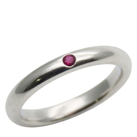 Pre-Owned Tiffany & Co. Stacking Band Elsa Peretti Ring, 925 Sterling Silver with... (Good)