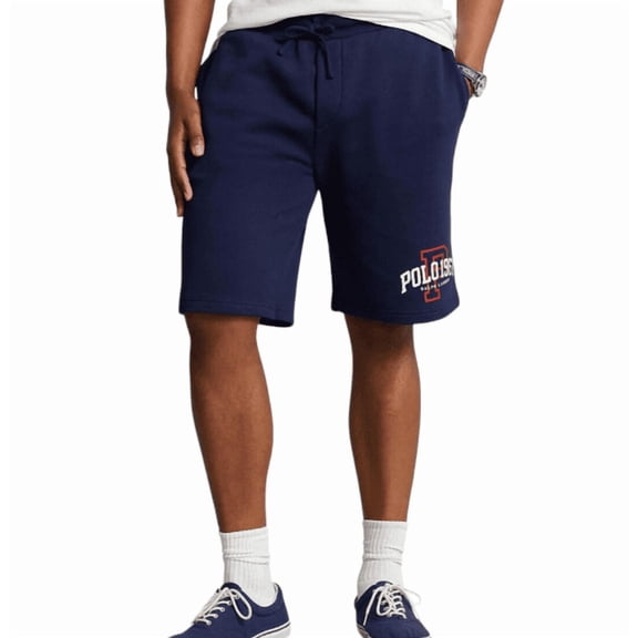 Polor Ralph Lauren Men's Big & Tall Logo Fleece Shorts, 4LT