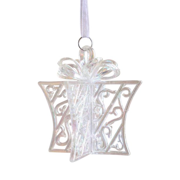Teissuly Christmas Pendant Transparent Crafts Ornaments Mini Statue Christmas Acrylic Crafts Ornaments Christmas Decoration Acrylic Ornaments Christmas Hanging Teissuly WER202310166071