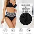 thumbnail image 4 of Womens Underwear Cotton Tummy Control High Waisted Underwear Soft Breathable Full Coverage Panties 8pack, 4 of 7