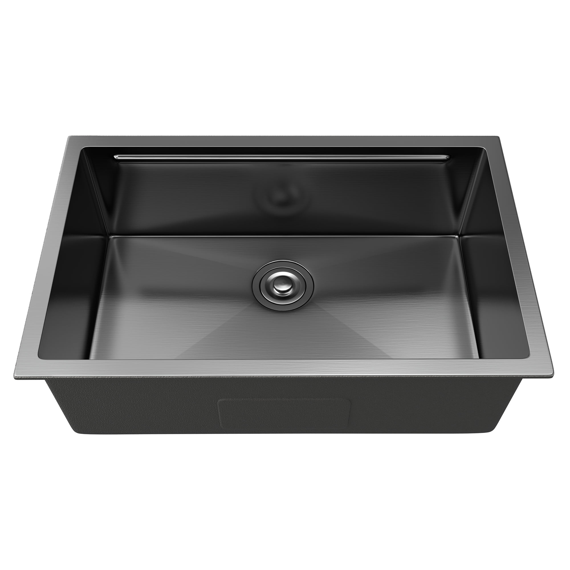 Uforic 16 Gauge Kitchen Sink Drip-in Stainless Steel Sink, with Built-in Ledge & Accessories, Heavy-Duty for Workstation, RV, Prep Kitchen, or Bar