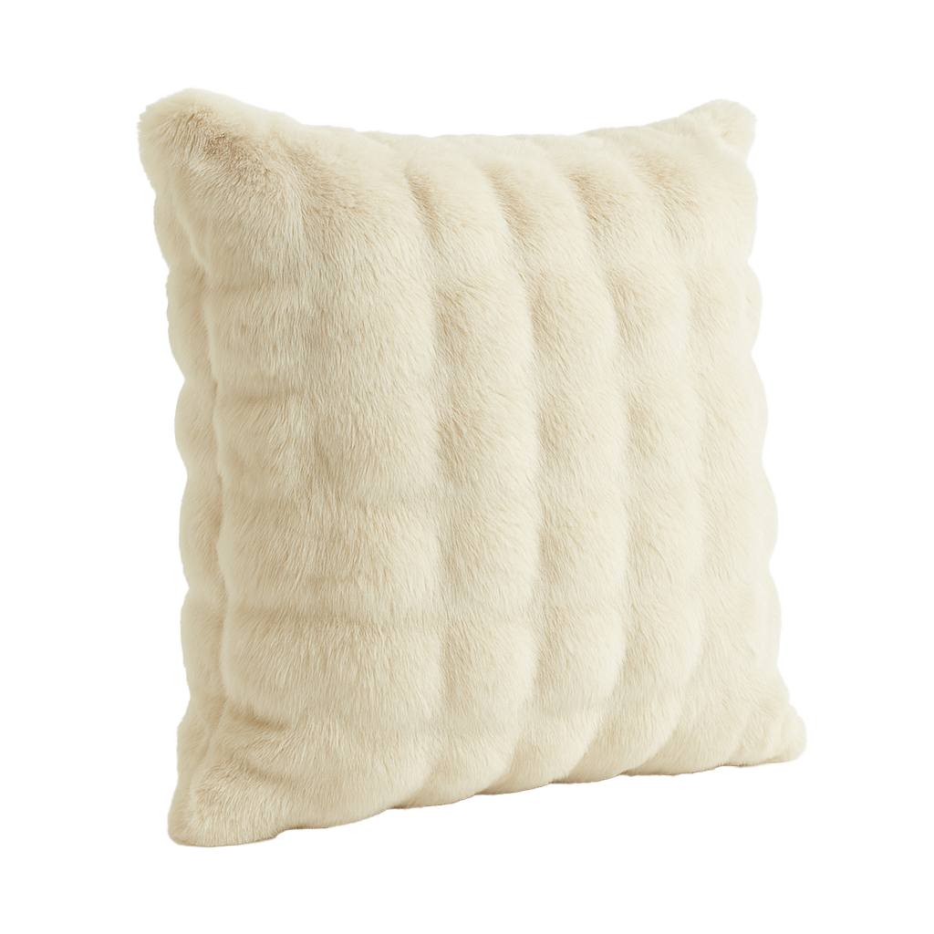 Better Homes & Gardens Bubble Fur Throw Pillow, 22x22, Beige photo 6