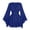 Blue, variant on Women's Plus Size Boho Western Dress Bell Sleeve Cowgirl Hippie Mini Dress Mesh A Line Casual Flowy Dresses
