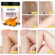 Mooyam 2 Pack Brightening Bikini Body Scrub with Turmeric Exfoliating Moisturizing & Glowing Scrub for Bikini Area, Even Skin Tone, 10.58 oz