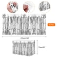 thumbnail image 2 of Uxcell Metallic Foil Fringe Tinsel Table Skirts for Party Silver, 2 of 7