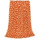 thumbnail image 2 of Balery Dots On Orange Background Manta de Felpa Suave y Acogedora – Cobija de Franela Aterciopelada para Cama, Lavable y Cálida para Sofá, Mascotas, Transpirable-60"x50", 2 of 7