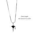 thumbnail image 3 of Vintage Punk Neckchains Adjustable Length Star Pendant Necklace Snake Bone Designs Clavicle Chains Accessory, 3 of 9
